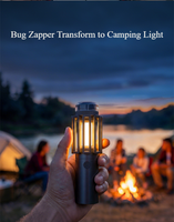 Nouvelle Lampe Anti-Moustiques Portable 2-en-1 ABS pour Camping, Randonnée et Voyage – Expédition Rapide