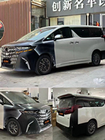 Haute qualité pour Toyota Alphard Vellfire15-22 30 35 série mise à niveau 2024 40 série avant et arrière pare-chocs diffuseur capot Kit de carrosserie