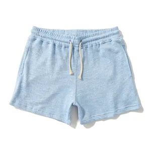 Thoải Mái Vải Cotton Giải Trí Quần Short Nam Nhãn Tùy Chỉnh Pháp Terry Mens Quần Short Tập Luyện Mồ Hôi Quần Short Nam