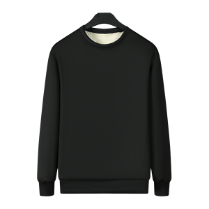 Sudadera de cuello redondo con forro de Sherpa de peso pesado para hombre, jersey de lana de invierno, Tops de manga larga, ropa de descanso cálida, sudaderas con capucha - Product Image 2