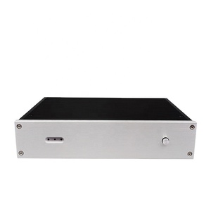 Boîtier en <span class=keywords><strong>aluminium</strong></span> usiné CNC pour décodeur, châssis DAC Hi-Fi anodisé DIY, boîtier d'amplificateur de puissance certifié CE, taille personnalisée - Product Image 2