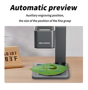 Großhandel MR.CARVE C1 5W Schneller Tragbarer Automatischer Mikro-Blatt-Lasergravierer Desktop-Lasergraviermaschine für Kleinunternehmen - Product Image 5