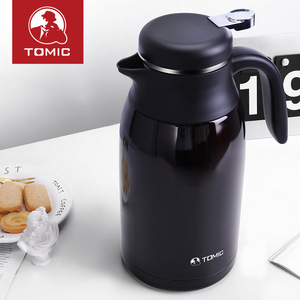 Termo de Acero Inoxidable Tomic Vacuum de 2L, Gran Capacidad, para Café, con Aislamiento para Agua Caliente - Product Image 3