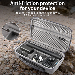Étui de transport pour <span class=keywords><strong>GoPro</strong></span> Max 2, sac de voyage pour accessoires, compatible avec <span class=keywords><strong>chargeur</strong></span> <span class=keywords><strong>double</strong></span> batterie, perche d'extension de 4 pieds (1,2 m) - Product Image 6