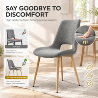 Chaise à dossier en forme de cuillère certifiée E0, fourniture OEM ODM pour meubles de salle à manger personnalisés et programmes d'approvisionnement en gros