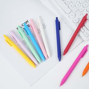 Custom logo Advertising <b>Pen</b> Neutral <b>Pen</b> Printed logo Candy Color Press <b>Pen</b> for School Office Gifts - Product Image 3