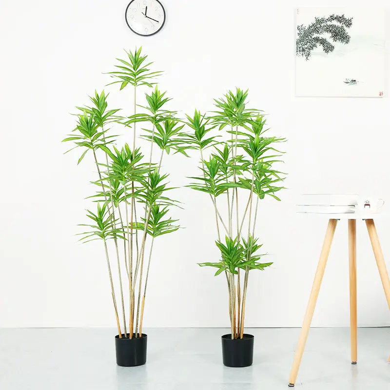 Betterlove Vasos de Cerca Artificial para Interior Venda por atacado barato planta de bambu da sorte