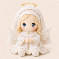 Peluche personnalisée de nonne gothique, Mascotte en peluche sur mesure, Peluche gothique mignonne, Peluche religieuse, Fabricant de peluches OEM ODM