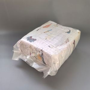 Trapos de Algodón Blanco Estampado de Alta Calidad, Trapos de Algodón Blanco Absorbente Reciclado, Paños de Limpieza Suaves - Product Image 1