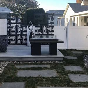 Pantalla de corte láser de acero inoxidable, divisores decorativos de aluminio para interiores, Biombos de pantalla personalizados, gran oferta - Product Image 4