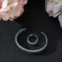 Bracelet et bague classique nouvelle conception fantaisie hommes femmes unisexe haute qualité Zircon argent et plaqué or ensembles de bijoux