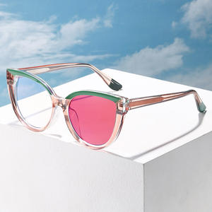 Nouvelles lunettes de soleil œil de chat tendance pour femmes, protection UV400, monture en plastique et métal, couleur noire, style urbain extérieur - Product Image 2