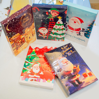 Boîte d'emballage en carton vide pour calendrier de l'Avent de Noël 24 jours, boîte mystère à déchirer à la main, vente en gros