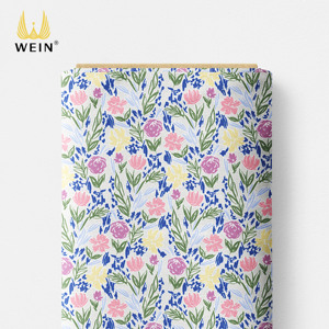 C180 Baumwoll-Popeline mit Drucken in Sanftem Hellblau mit Feinen Blumen, Weich und Luftig für Elegante Damenkleider - Product Image 5