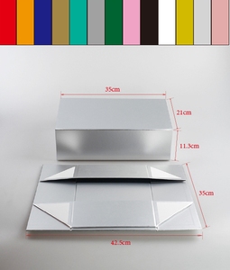 Scatola Regalo Pieghevole Magnetica di Lusso in Cartone Rigido per Gioielli, Abbigliamento, Cosmetici, Scarpe con Laminazione Lucida/Opaca e Rivestimento UV - Product Image 4