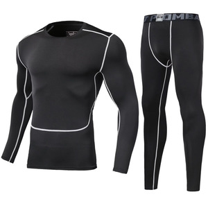 Ensemble de survêtements de sport pour hommes et enfants : Collants de compression à séchage rapide pour l'entraînement, la course et le basketball, et ensemble de sous-vêtements de football pour garçons - Product Image 6