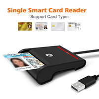 Lector de Tarjetas Inteligentes USB 2.0 ZOWEETEK con SDK, Lector y Escritor de Tarjetas con Chip ISO 7816, Lector de Tarjetas de Pago Portátil para Computadora Portátil o de Escritorio