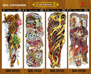 Tatuaje temporal de <span class=keywords><strong>hombres</strong></span> no tóxicos de manga de <span class=keywords><strong>brazo</strong></span> completo de cuerpo de precio barato - Product Image 3