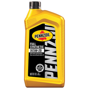 Pennzoil Huile moteur entièrement synthétique 5W-20 certifiée SAE 1 quart 0.946 litre Lubrifiant automobile Propriétés anti-usure Made USA - Product Image 1