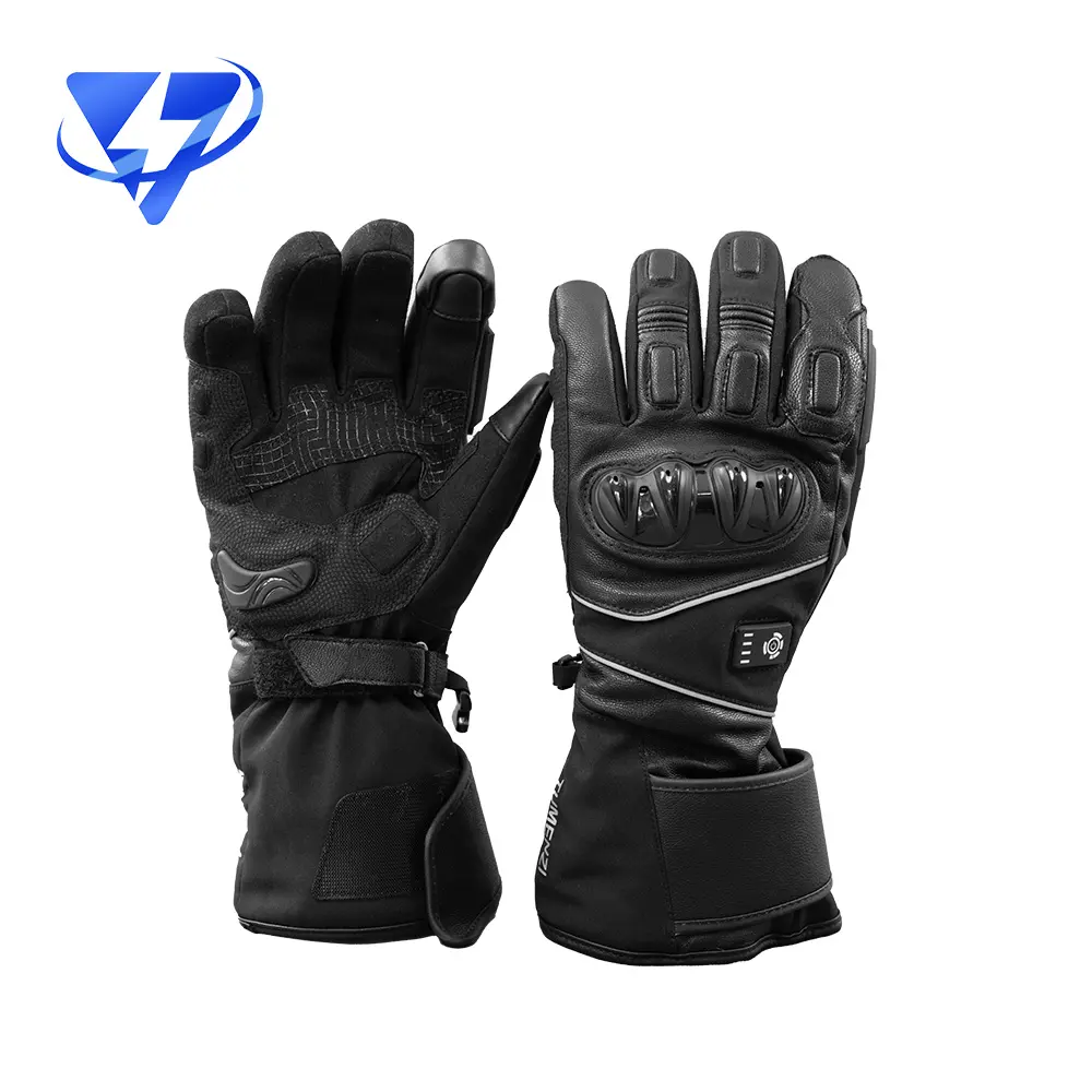 Winter Ski Warm Gear Usb Rechargeable Electric Thin Heated Hunting Fishing Heated Gloves With Battery