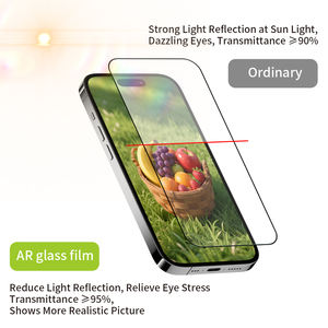 Protection d'écran en verre trempé HD <span class=keywords><strong>incassable</strong></span> anti-reflet AR pour iPhone 17 16 Pro Max avec alignement automatique et anti-poussière - Product Image 3