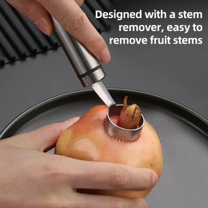 Sbucciatore per Melagrane e Frutta a Doppia Estremità in Acciaio Inossidabile con Lama Seghettata, Lavabile in Lavastoviglie, per Preparazione in Cucina - Product Image 3