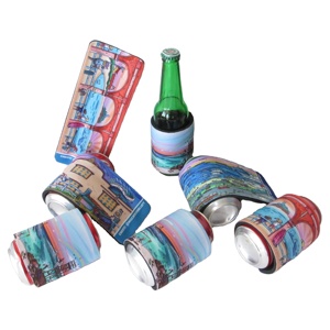 Wholesale Neoprene Beer <b>Bottle</b> and Drink Can Cooler Bags Slim Slap s with Custom Logo Sublimation for Cooling Cans - Product Image 6