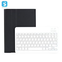Penutup kulit Pu Keyboard nirkabel, sarung Tablet Keyboard Pu untuk Samsung Galaxy Tab S6 lite 10.4(2020) (P610)