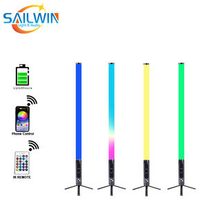 RGBWA Led recargable tubo de luz batería IP65 <span class=keywords><strong>360</strong></span> grados inalámbrico Led tubo de luz DMX impermeable Night Club DJ etapa Luz - Product Image 2