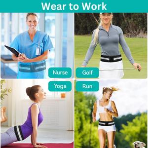 Di bawah pakaian bantuan Sciatica tulang belakang nyeri bernapas sabuk pendukung dapat disesuaikan latihan kerja cocok ringan penguat punggung - Product Image 2