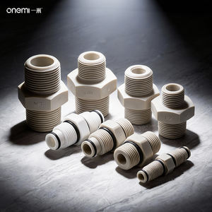 ข้อต่อเกลียวหกเหลี่ยมพลาสติก PP เกรดอาหาร ขนาด 1/4 นิ้ว 1/<span class=keywords><strong>2</strong></span> นิ้ว <span class=keywords><strong>3</strong></span>/4 นิ้ว 1 นิ้ว สำหรับระบบประปา - Product Image 1