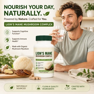 Natural Organic <b>Lion's</b> <b>Mane</b> Mushroom Extract Capsules Brain Immune Health Halal Certified ODM/OEM Brand Customizable Bottles 2 - Product Image 4