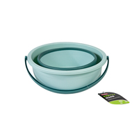 Seau pliable et rétractable portable en PP+TPR 10L, résistant, multi-usage, pour eau bouillante, idéal pour enfants, activités de plein air, pêche et voyage