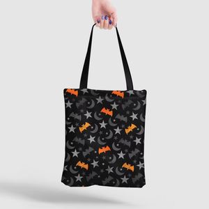 DLBZ Customized Halloween Heavy Duty Eco-friendly Reusable Recycled <b>Canvas</b> Cotton Rope Tote Shopping <b>Bag</b> for Outdoor Use - Product Image 3