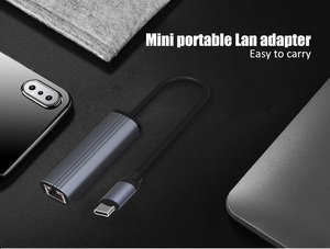 USB 3.1 Typ C zu RJ45 Gigabit 1000M Ethernet Netzwerk adapter für Laptops Tablets Telefone mit PD100W - Product Image 5