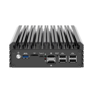 Fanless Industrial Mini PC Firewall <b>Router</b> X86 Hardware for Mikrotik Intel N150 DDR5 NVMe SSD 6x2.5G Ethernet - Product Image 4