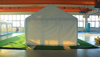 Tissu de bâche enduit de PVC flexible pour tente de grand événement de fête de mariage avec des tentes de salon commercial de couverture de ventilateur anti-salissure