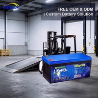 Batterie Lithium-Ion LiFePO4 48V 100Ah de qualité automobile avec protection contre les surcharges pour chariot élévateur contrepoids CE UL