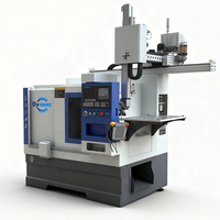 Micro SN40 Verticale Twee-spindel Zware CNC-draaibank met FANUC-besturing en noodstopfunctie voor hobbyveiligheid