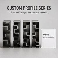 Tube en acier profilé à froid sur mesure, section rectangulaire à alvéoles étagées pour cadres et supports