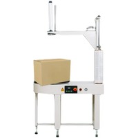 Machine d'emballage semi-automatique électrique pour film étirable, palettes et cartons, avec 220V et garantie d'un an