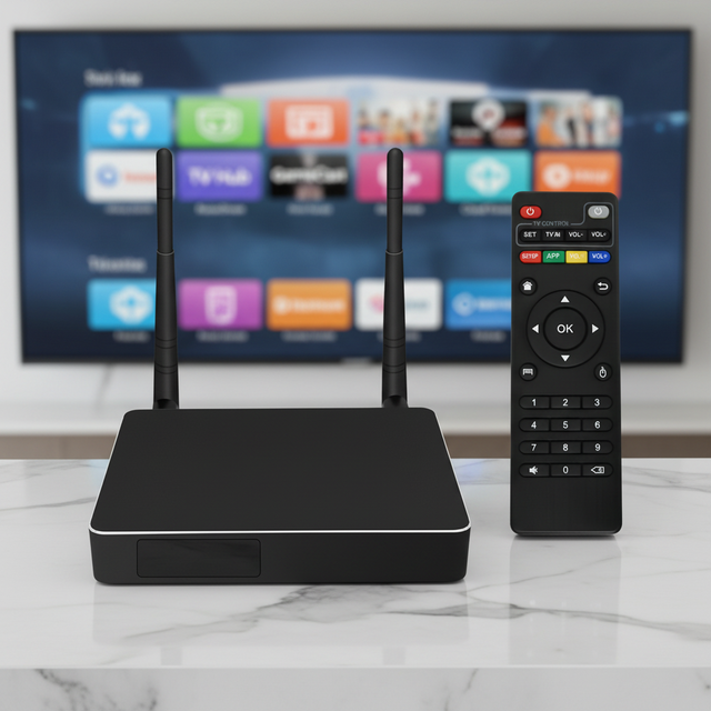OEM Factory Android 11 4K HD TV Box 4GB 32GB Amlogic S905X4 Quad Core WiFi ARM Mali-G31 GPU 12-Month Warranty