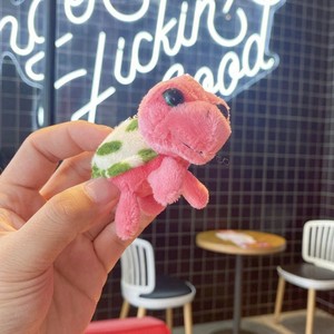 Fabbrica graziosi occhi grandi piccola tartaruga peluche tartaruga portachiavi Kawaii peluche portachiavi borsa giocattolo Charm - Product Image 3