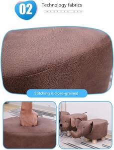 Chaise de canapé pour enfants tabouret de <span class=keywords><strong>chiot</strong></span> animal de tapisserie d'ameublement simple avec la forme de bande dessinée pour l'usage d'école d'hôtel de chambre à coucher pour le siège d'enfants - Product Image 4