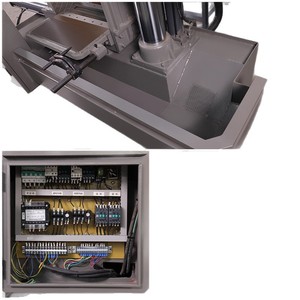 เครื่องเลื่อยสายพาน H1-40/50s ตัดโลหะอัตโนมัติสำหรับมัดเหล็กเส้น - Product Image 5