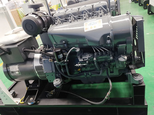 Uleengen UD20GF Silent Open Frame Generator Set Power Air Cooled 30kw 38kva 40kva 50kva 6 Cylinders Engine F4L913/F6L912 ATS - Product Image 1