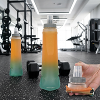 Bouteille d'eau souple pliable OEM/ODM 500 ml en TPU pour course à pied, fitness et compétition