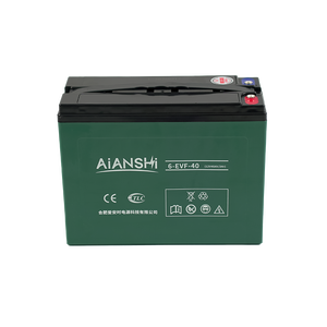 Batterie au plomb scellée sans entretien <span class=keywords><strong>12V</strong></span> 40AH VRLA pour chariot élévateur <span class=keywords><strong>électrique</strong></span>, AGV, nacelle élévatrice <span class=keywords><strong>à</strong></span> ciseaux AIANSHI, cycle profond <span class=keywords><strong>12V</strong></span> 40AH - Product Image 1