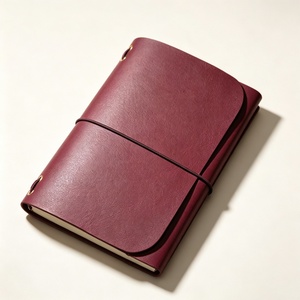 Funda de Cuero de Vaca Hecha a Mano para Agenda, Personalizada, A5/A6, Trifold, para Cuaderno de Viaje, con Estampado de Cocodrilo/<span class=keywords><strong>Leopardo</strong></span>, Personalizable - Product Image 2