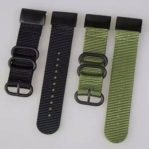20mm 22mm 26mm verde militar tejido de nailon correa de reloj de liberación rápida para <span class=keywords><strong>Garmin</strong></span> <span class=keywords><strong>Fenix</strong></span> <span class=keywords><strong>7</strong></span> S 6 5 <span class=keywords><strong>X</strong></span> <span class=keywords><strong>Fenix</strong></span> 3 Correa pulsera - Product Image 3